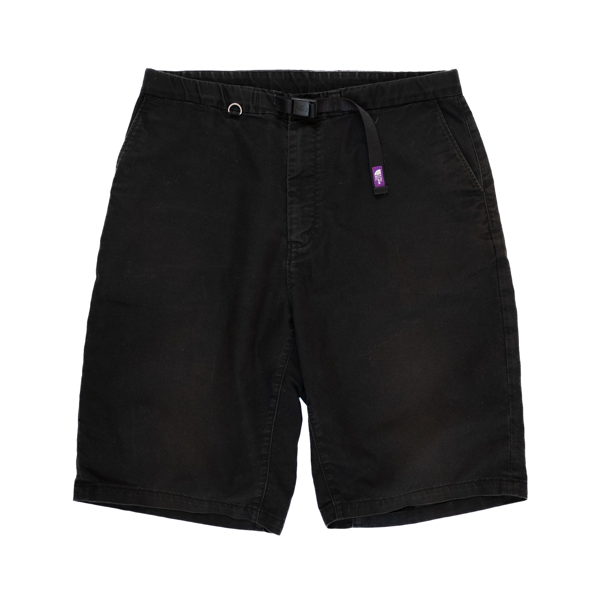 The north face purple store label stretch twill shorts