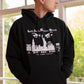 L.I.E.S Records Black Electrical Systems Print Hoodie