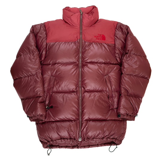 The North Face Purple Label Two Tone Long Nuptse Down Puffer Jacket